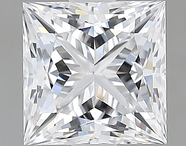 Lab-Grown 1.22 Carat Princess Cut Diamond color D Clarity VVS1, precious stones, engagement diamonds