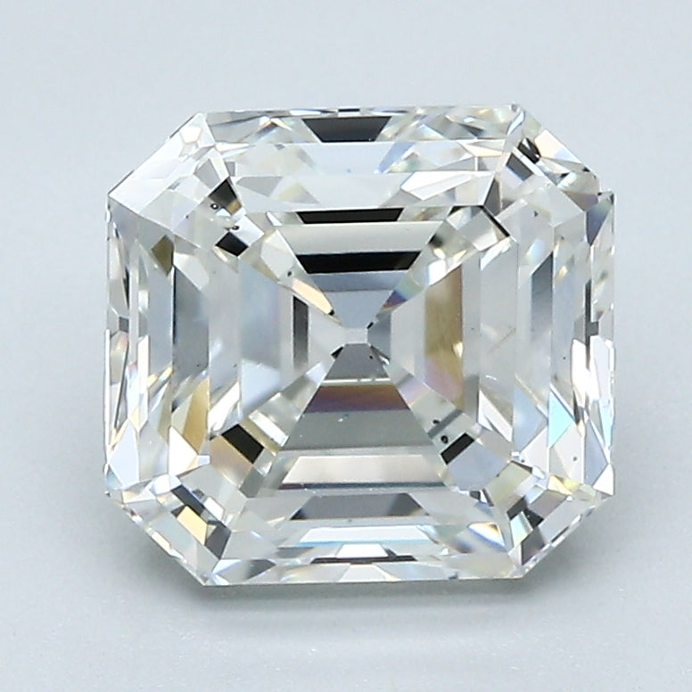2.85 Carat Asscher Cut Natural Mined Diamond I Color SI1 Clarity With GIA Certificate, natural diamonds, precious stones, engagement diamonds