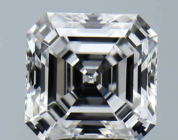 Lab-Grown 5.34 Carat Asscher Cut Diamond color E Clarity VVS2 With GIA Certificate, precious stones, engagement diamonds