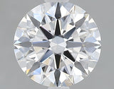 Lab-Grown 1.57 Carat Round Brilliant Diamond color D Clarity VVS2, precious stones, engagement diamonds