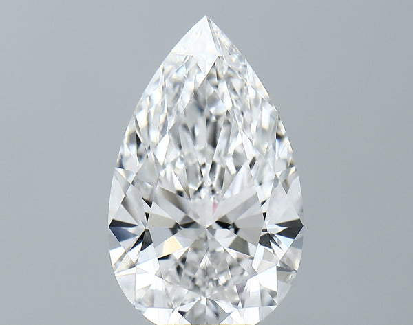 Lab-Grown 5.86 Carat Pear Shape Diamond color D Clarity VS1 With GIA Certificate, precious stones, engagement diamonds