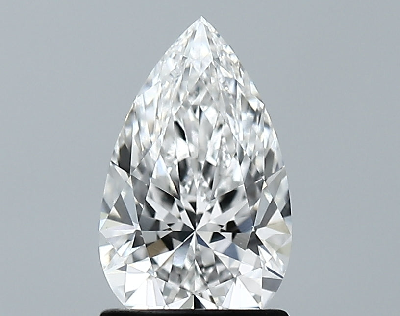 Lab-Grown 1.22 Carat Pear Shape Diamond color E Clarity VVS2 With GIA Certificate, precious stones, engagement diamonds