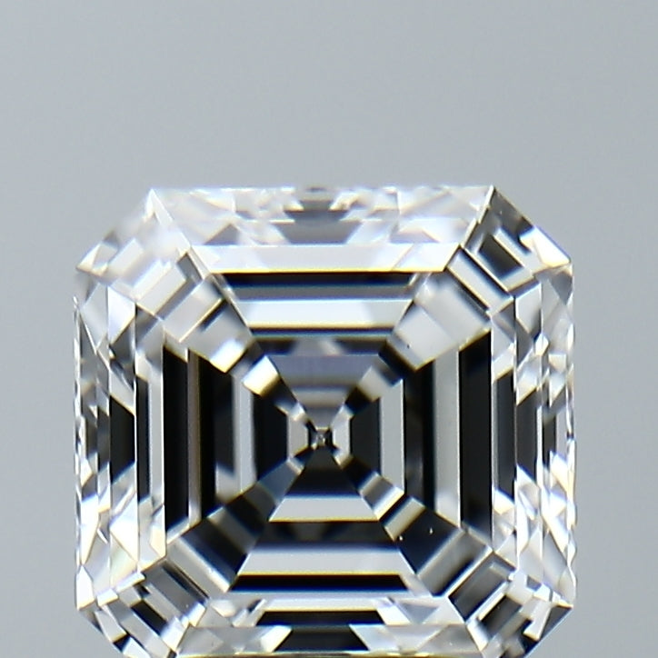 Lab-Grown 3.09 Carat Asscher Cut Diamond color D Clarity VS1, precious stones, engagement diamonds