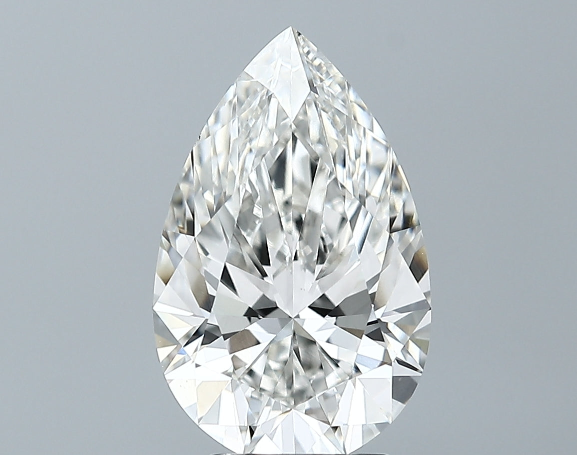 Lab-Grown 3.50 Carat Pear Shape Diamond color H Clarity VS1 With GIA Certificate, precious stones, engagement diamonds