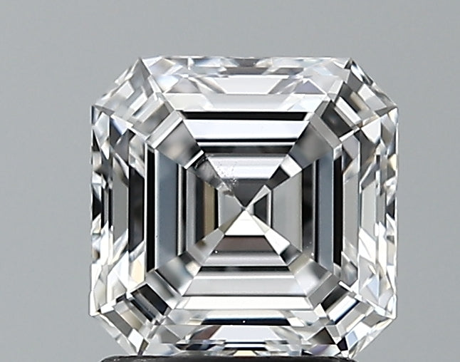 Lab-Grown 1.51 Carat Asscher Cut Diamond color D Clarity VVS2 With GIA Certificate, precious stones, engagement diamonds