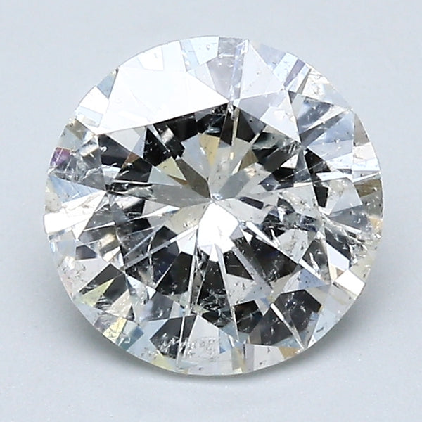 1.73 Carat Round Brilliant Natural Mined Diamond H Color I2 Clarity With GIA Certificate, natural diamonds, precious stones, engagement diamonds