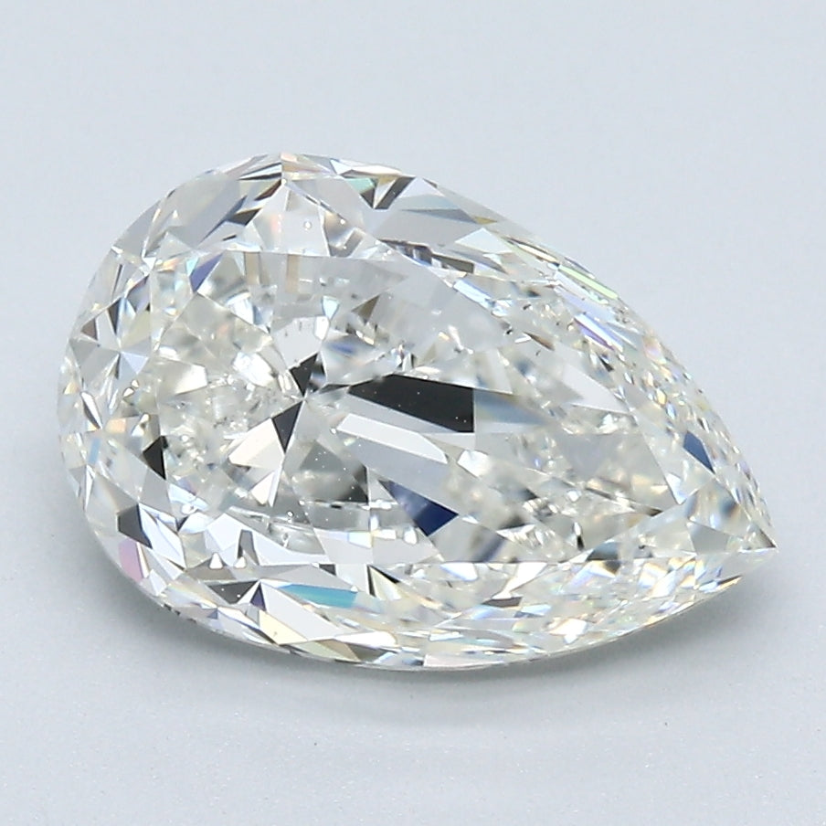 3.01 Carat Pear Shape Natural Mined Diamond I Color SI1 Clarity With GIA Certificate, natural diamonds, precious stones, engagement diamonds