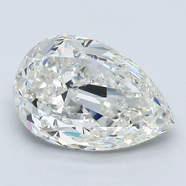 3.01 Carat Pear Shape Natural Mined Diamond I Color SI1 Clarity With GIA Certificate, natural diamonds, precious stones, engagement diamonds