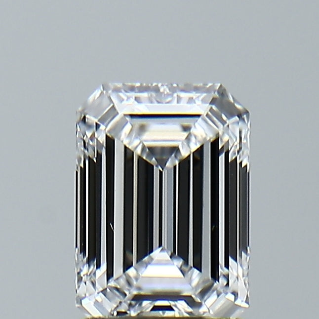 Lab-Grown 1.29 Carat Emerald Cut Diamond color D Clarity VVS2, precious stones, engagement diamonds