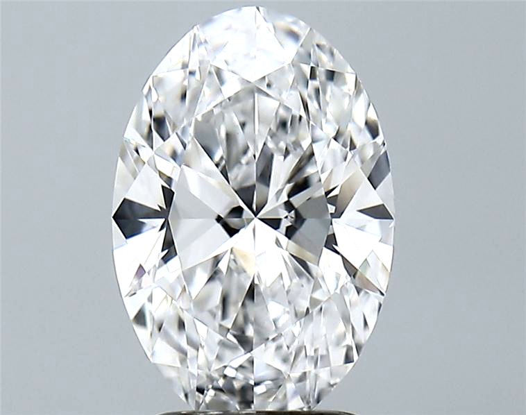 Lab-Grown 2.18 Carat Oval Shape Diamond color D Clarity VVS2 With GIA Certificate, precious stones, engagement diamonds