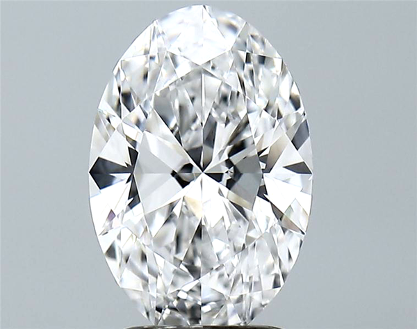 Lab-Grown 2.18 Carat Oval Shape Diamond color D Clarity VVS2 With GIA Certificate, precious stones, engagement diamonds