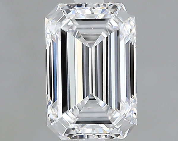 Lab-Grown 1.75 Carat Emerald Cut Diamond color D Clarity VVS2 With GIA Certificate, precious stones, engagement diamonds