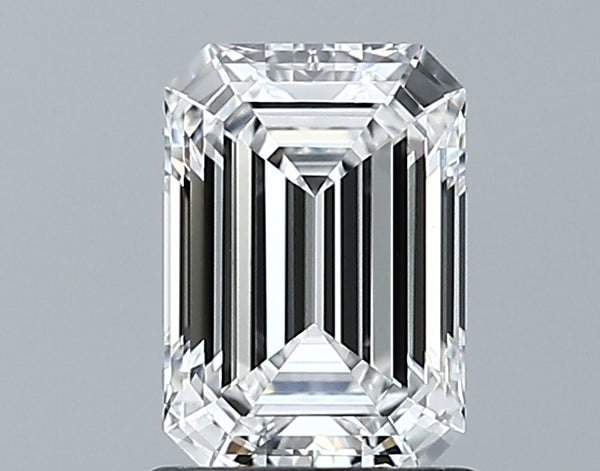 Lab-Grown 1.08 Carat Emerald Cut Diamond color E Clarity VVS2 With GIA Certificate, precious stones, engagement diamonds