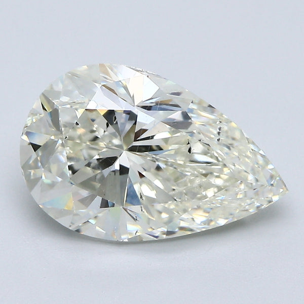 4.18 Carat Pear Shape Natural Mined Diamond L Color SI2 Clarity With GIA Certificate, natural diamonds, precious stones, engagement diamonds