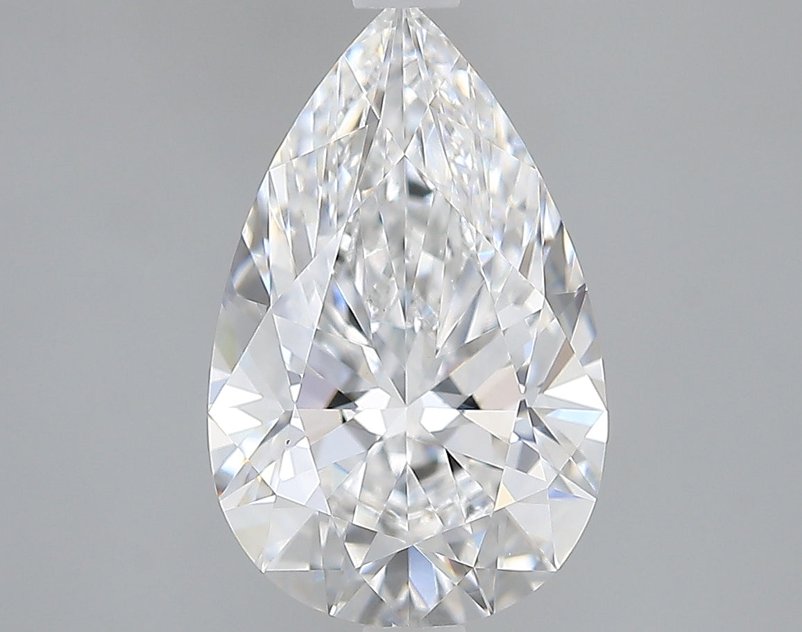 Lab-Grown 2.21 Carat Pear Shape Diamond color D Clarity VVS2, precious stones, engagement diamonds