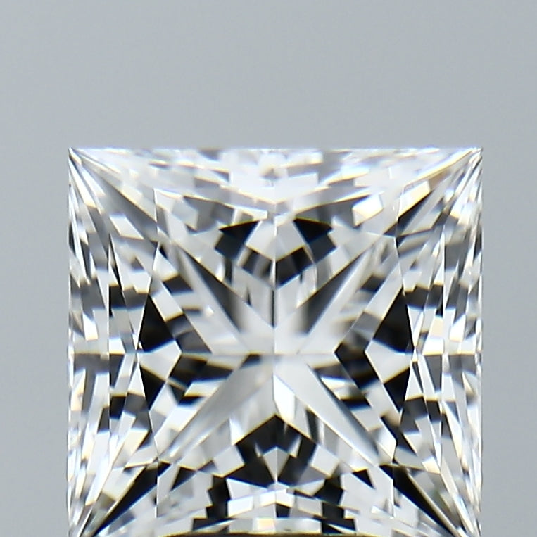 Lab-Grown 4.22 Carat Princess Cut Diamond color E Clarity VVS2, precious stones, engagement diamonds