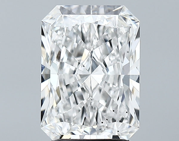 Lab-Grown 2.55 Carat Radiant Cut Diamond color E Clarity SI1 With GIA Certificate, precious stones, engagement diamonds