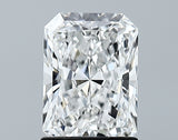 Lab-Grown 1.39 Carat Radiant Cut Diamond color E Clarity VVS2 With GIA Certificate, precious stones, engagement diamonds