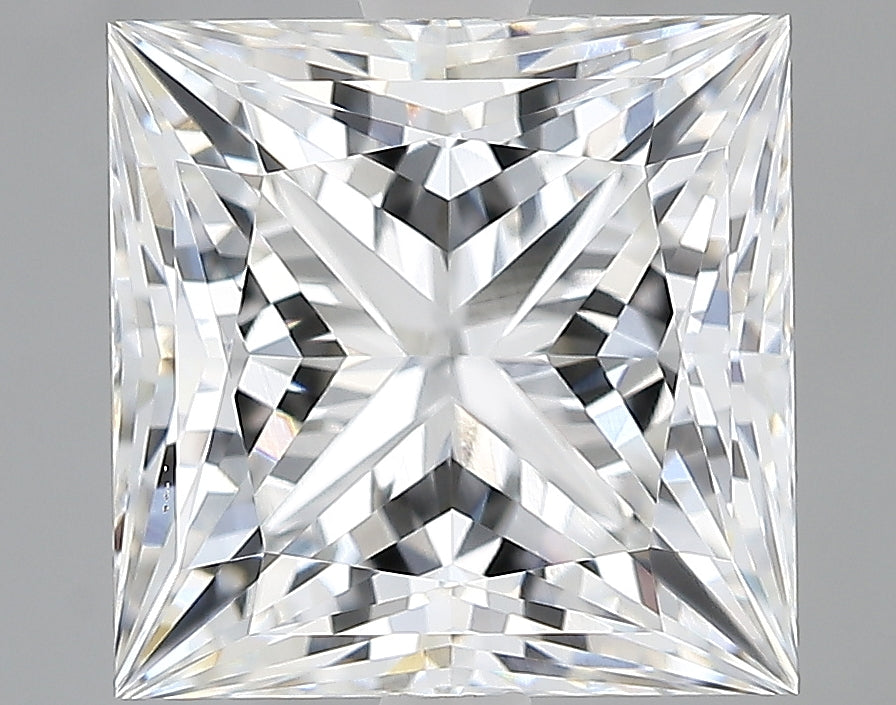 Lab-Grown 4.08 Carat Princess Cut Diamond color E Clarity VVS1, precious stones, engagement diamonds