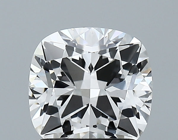 Lab-Grown 1.68 Carat Square Cushion Cut Diamond color E Clarity VS1 With GIA Certificate, precious stones, engagement diamonds