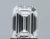 Lab-Grown 1.11 Carat Emerald Cut Diamond color D Clarity VS1 With GIA Certificate, precious stones, engagement diamonds