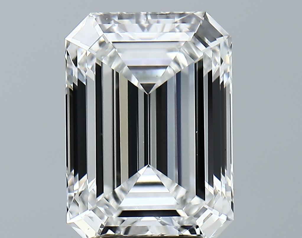 Lab-Grown 5.12 Carat Emerald Cut Diamond color E Clarity VVS2 With GIA Certificate, precious stones, engagement diamonds