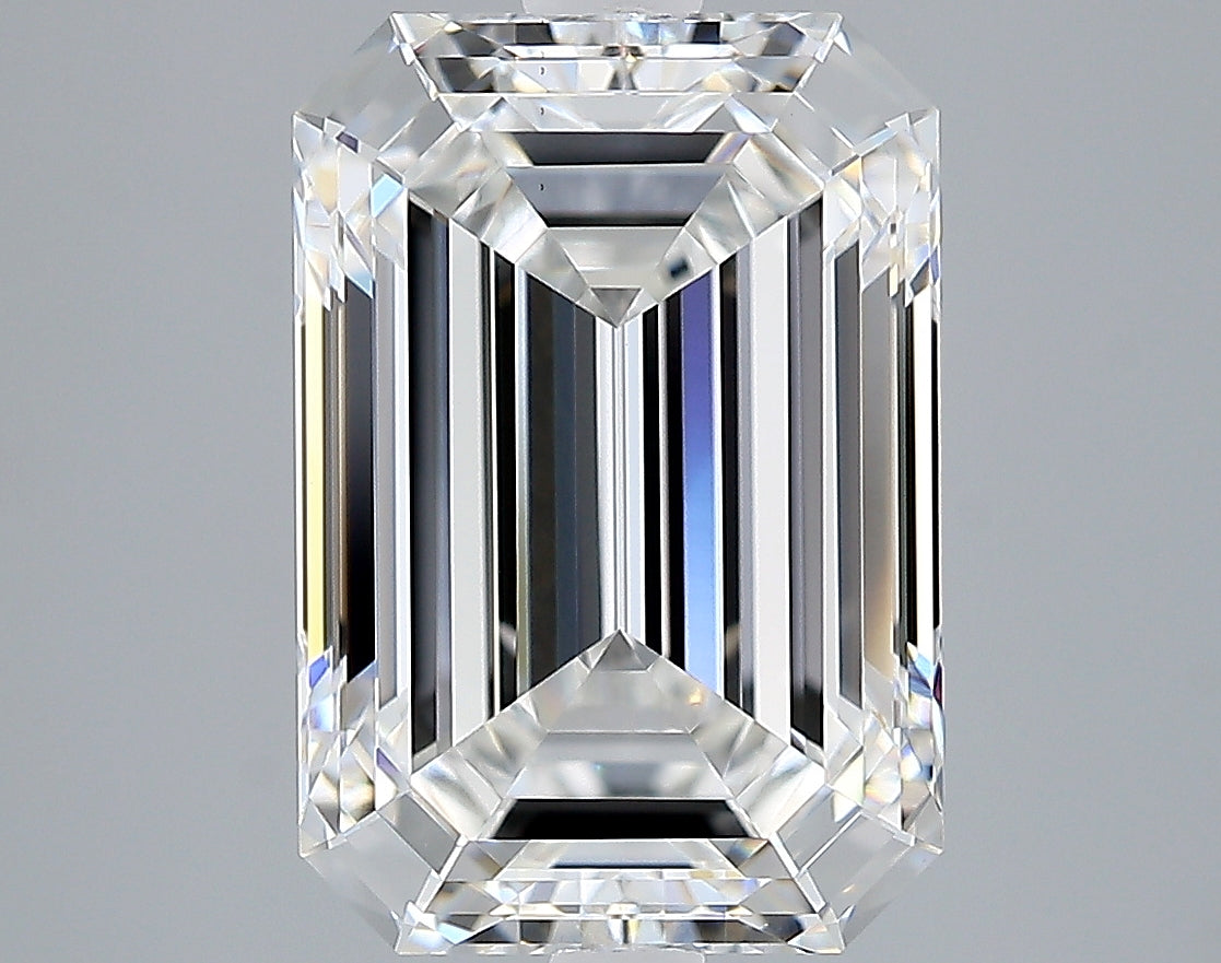 Lab-Grown 3.86 Carat Emerald Cut Diamond color D Clarity VS1, precious stones, engagement diamonds