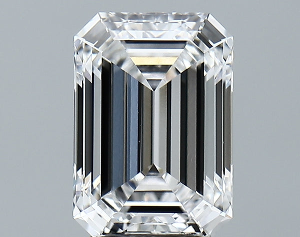 Lab-Grown 3.01 Carat Emerald Cut Diamond color D Clarity VVS2 With GIA Certificate, precious stones, engagement diamonds