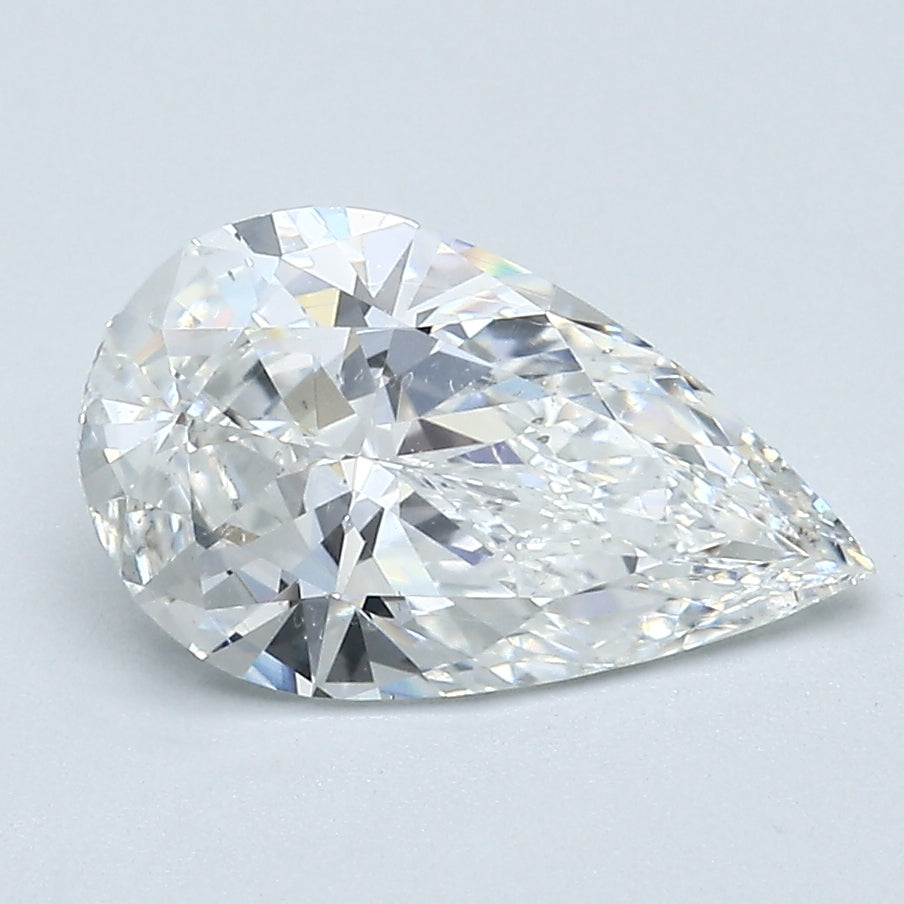 2.01 Carat Pear Shape Natural Mined Diamond G Color SI1 Clarity With GIA Certificate, natural diamonds, precious stones, engagement diamonds