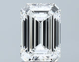 Lab-Grown 2.09 Carat Emerald Cut Diamond color E Clarity SI1 With GIA Certificate, precious stones, engagement diamonds