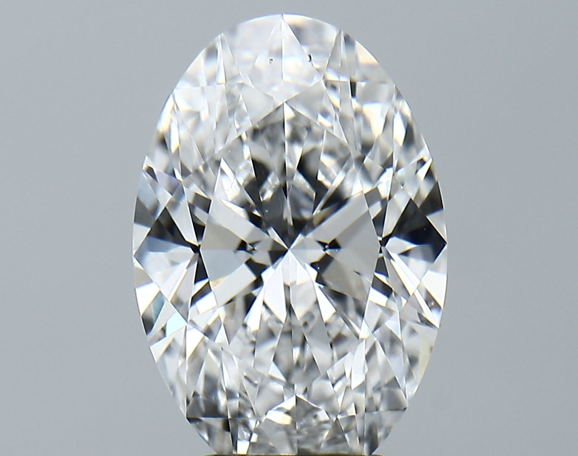 Lab-Grown 4.51 Carat Oval Shape Diamond color E Clarity VVS2 With GIA Certificate, precious stones, engagement diamonds