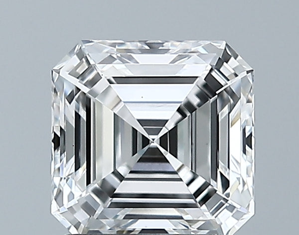Lab-Grown 1.58 Carat Asscher Cut Diamond color D Clarity VS1 With GIA Certificate, precious stones, engagement diamonds