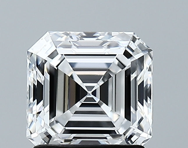 Lab-Grown 1.50 Carat Asscher Cut Diamond color D Clarity VVS2 With GIA Certificate, precious stones, engagement diamonds