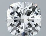 Lab-Grown 3.03 Carat Square Cushion Cut Diamond color G Clarity VS2, precious stones, engagement diamonds