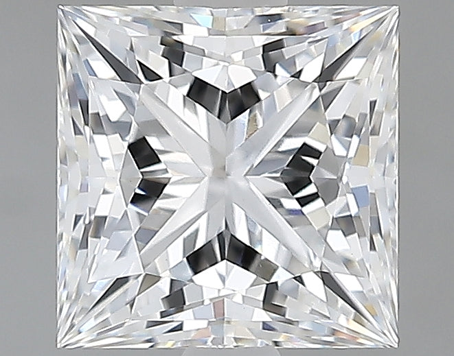 Lab-Grown 1.59 Carat Princess Cut Diamond color E Clarity VVS2, precious stones, engagement diamonds
