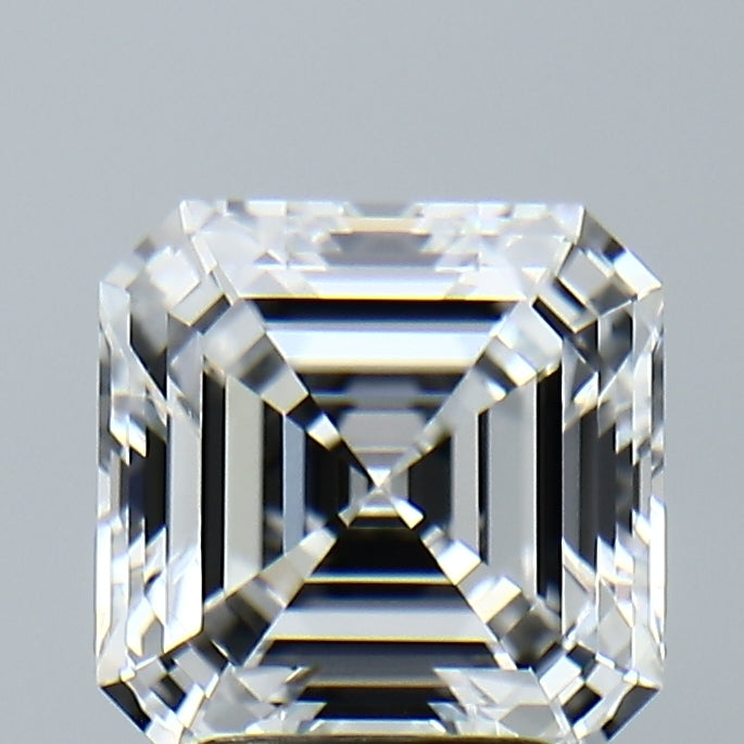 Lab-Grown 2.51 Carat Asscher Cut Diamond color E Clarity VVS2, precious stones, engagement diamonds
