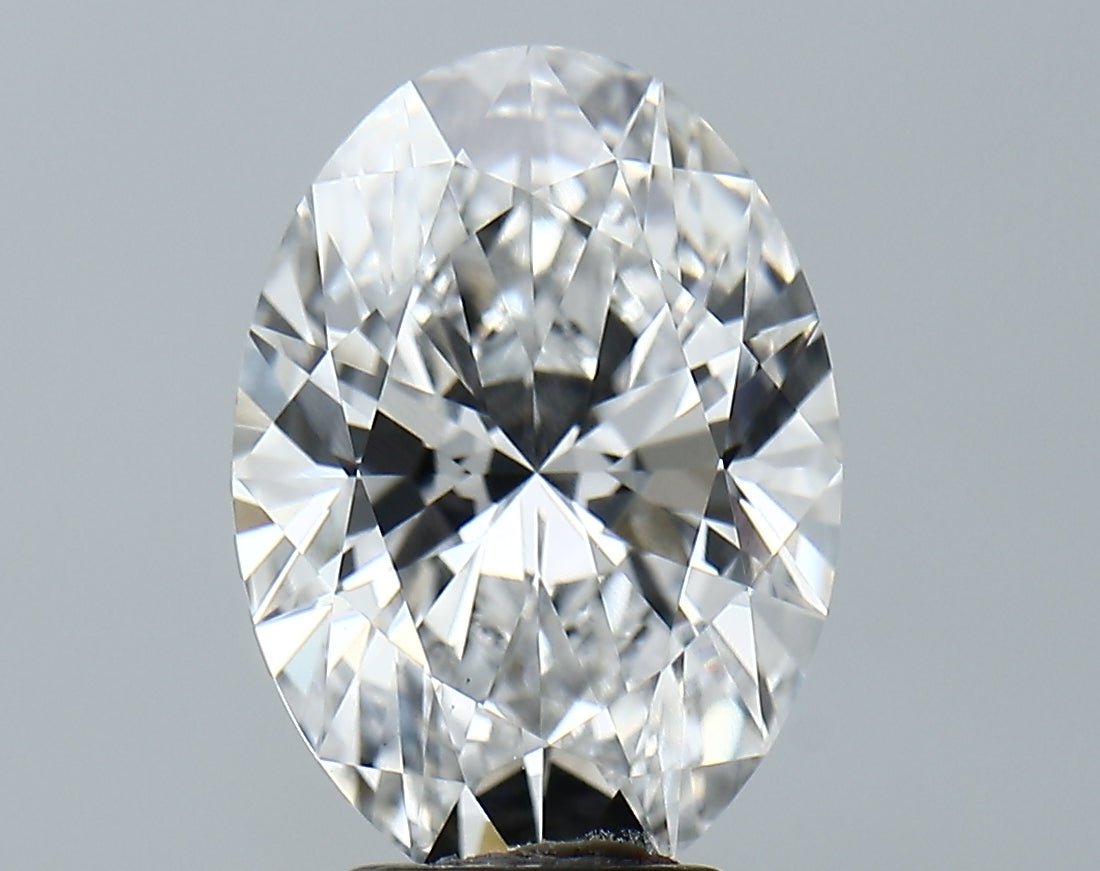 Lab-Grown 4.08 Carat Oval Shape Diamond color D Clarity VS1, precious stones, engagement diamonds