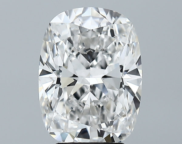 Lab-Grown 3.18 Carat Cushion Brilliant Diamond color E Clarity VVS2 With GIA Certificate, precious stones, engagement diamonds