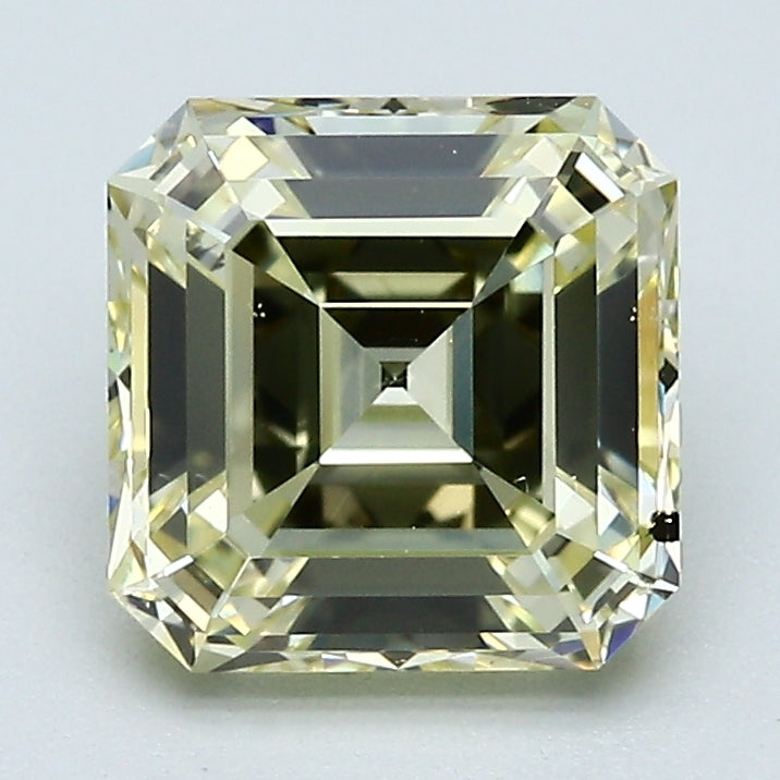2.09 Carat Asscher Cut Natural Mined Diamond Fancy  Yellow Color SI1 Clarity With GIA Certificate, natural diamonds, precious stones, engagement diamonds