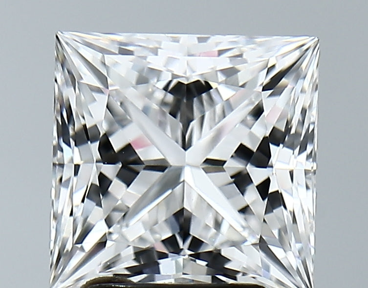 Lab-Grown 3.15 Carat Princess Cut Diamond color D Clarity VVS2 With GIA Certificate, precious stones, engagement diamonds