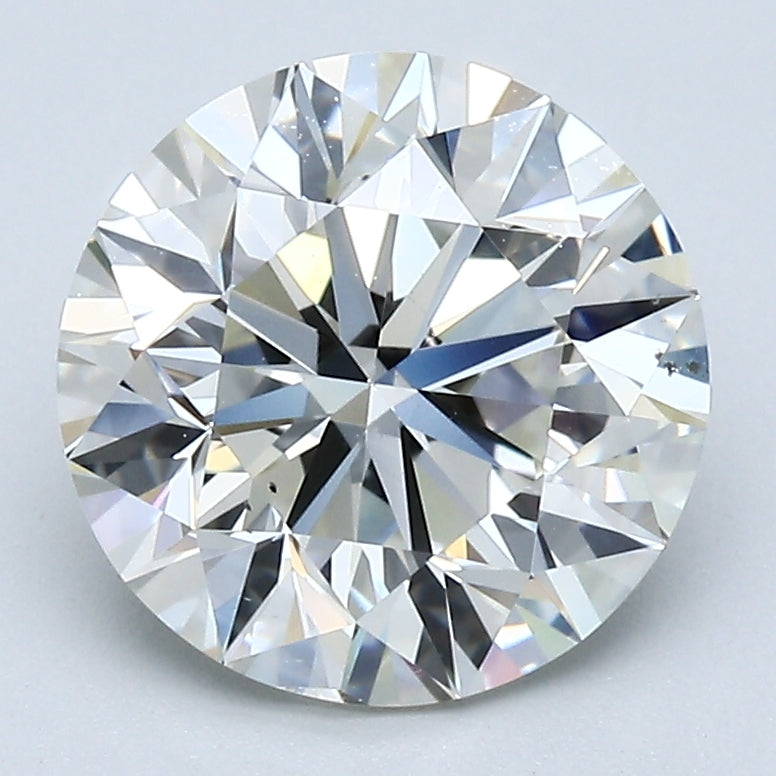 3.00 Carat Round Brilliant Natural Mined Diamond H Color VS2 Clarity With GIA Certificate, natural diamonds, precious stones, engagement diamonds