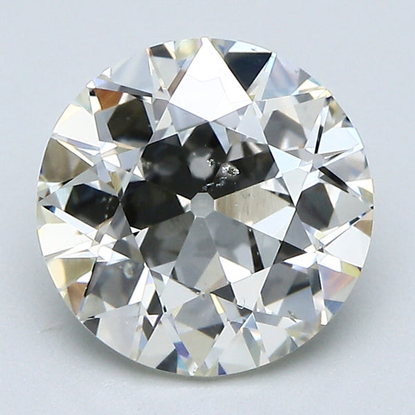 2.37 Carat Old European Cut Vintage Natural Mined Diamond K Color SI1 Clarity With GIA Certificate, natural diamonds, precious stones, engagement diamonds