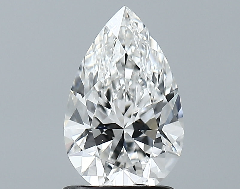 Lab-Grown 1.20 Carat Pear Shape Diamond color F Clarity VVS2 With GIA Certificate, precious stones, engagement diamonds