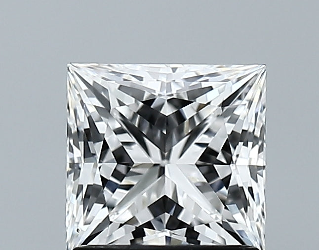 Lab-Grown 1.32 Carat Princess Cut Diamond color E Clarity VVS2 With GIA Certificate, precious stones, engagement diamonds