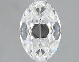 Lab-Grown 1.53 Carat Antique Oval Shape Diamond color F Clarity VVS2 With GIA Certificate, precious stones, engagement diamonds