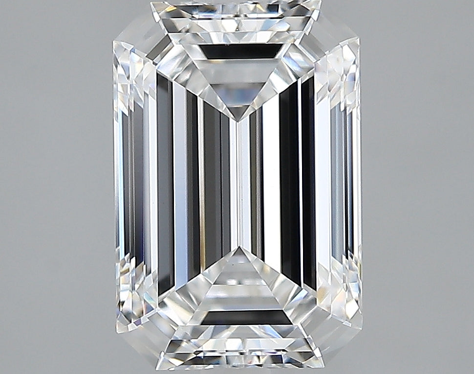 Lab-Grown 2.43 Carat Emerald Cut Diamond color D Clarity VVS2, precious stones, engagement diamonds