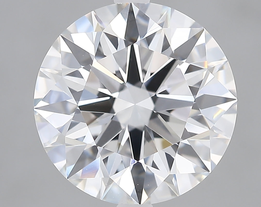 Lab-Grown 4.59 Carat Round Brilliant Diamond color E Clarity VVS2, precious stones, engagement diamonds