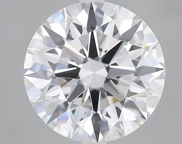 Lab-Grown 4.59 Carat Round Brilliant Diamond color E Clarity VVS2, precious stones, engagement diamonds
