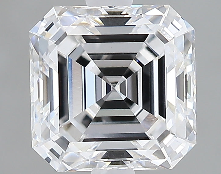 Lab-Grown 2.04 Carat Asscher Cut Diamond color E Clarity VS1 With GIA Certificate, precious stones, engagement diamonds