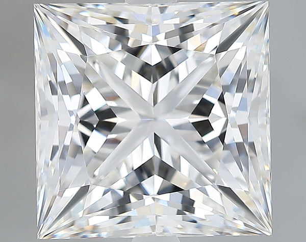 Lab-Grown 5.03 Carat Princess Cut Diamond color E Clarity VVS2, precious stones, engagement diamonds
